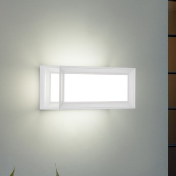 Brilagi - PARKER LED/12W/230V Outdoor Wall Light White IP44