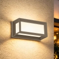Brilagi - PARKER LED Outdoor Wall Light with Sensor, 12W/230V, Grey, IP44