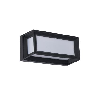 Brilagi - LED Outdoor Wall Light with Sensor PARKER LED/12W/230V black IP44