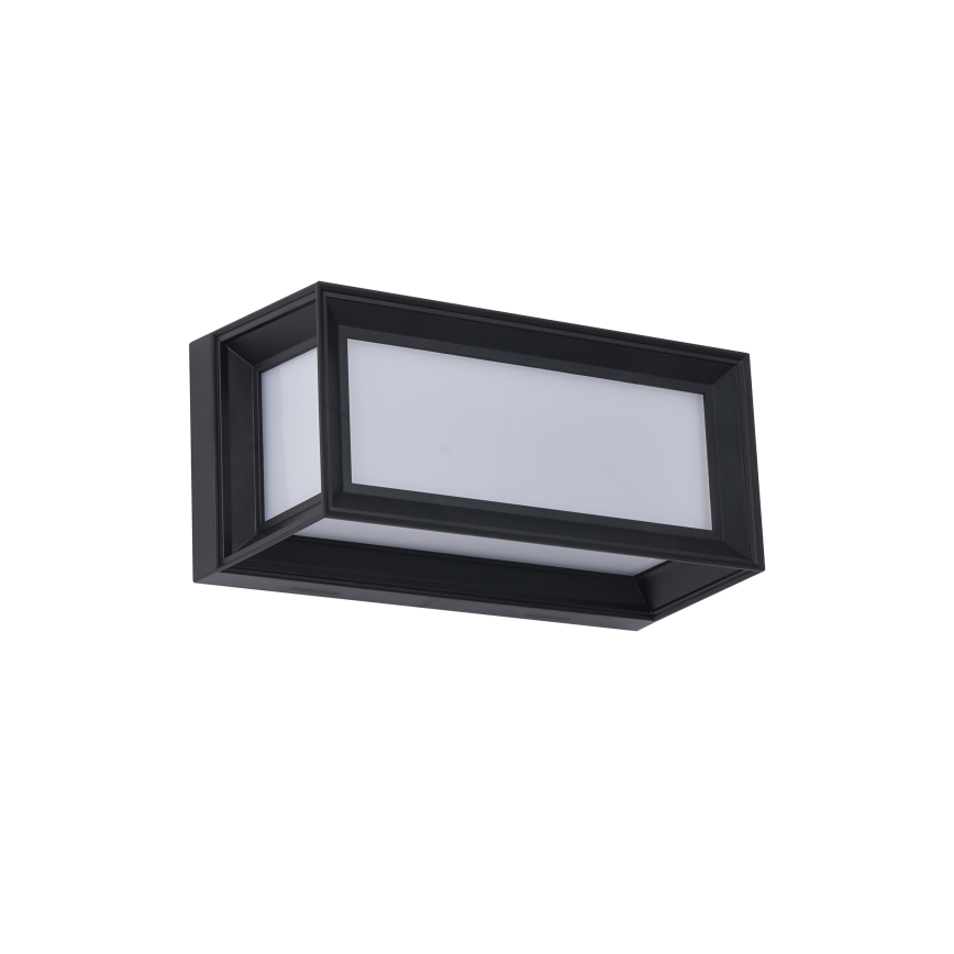 Brilagi - LED Outdoor Wall Light with Sensor PARKER LED/12W/230V black IP44