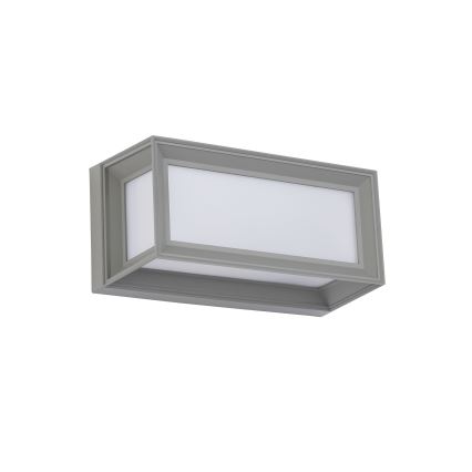 Brilagi - PARKER LED Outdoor Wall Light with Sensor, 12W/230V, Grey, IP44