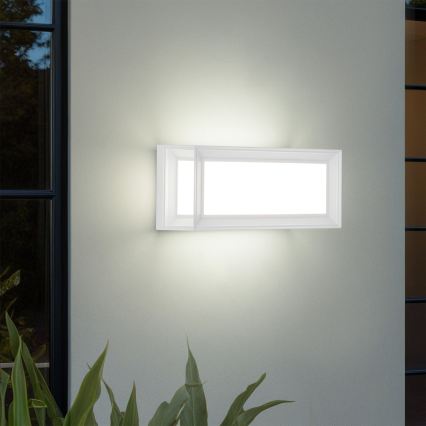Brilagi - PARKER LED Outdoor Wall Light with Sensor, 12W/230V, White, IP44