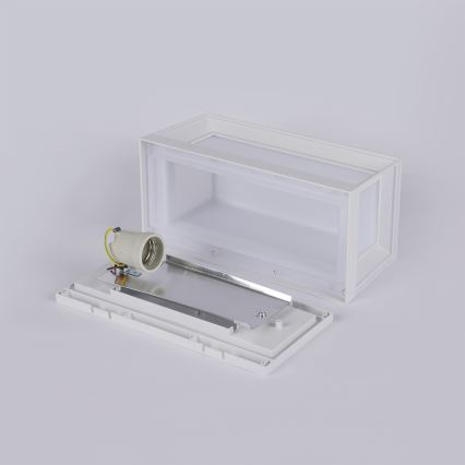 Brilagi - PARKER Outdoor Wall Light 1xE27/60W/230V White IP44
