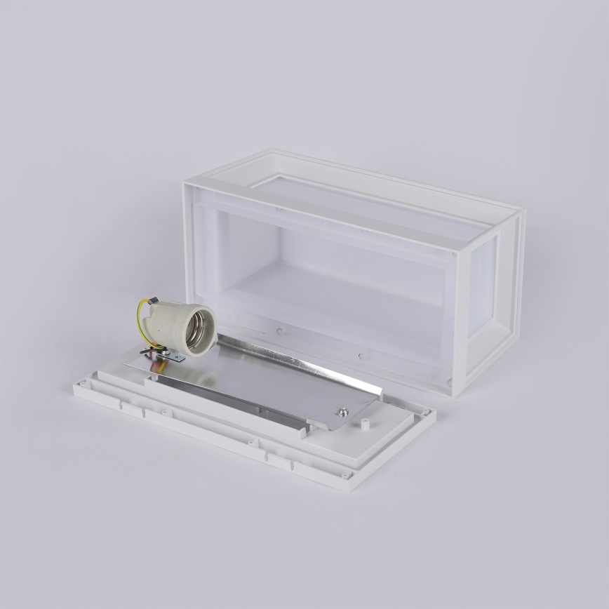 Brilagi - PARKER Outdoor Wall Light 1xE27/60W/230V White IP44