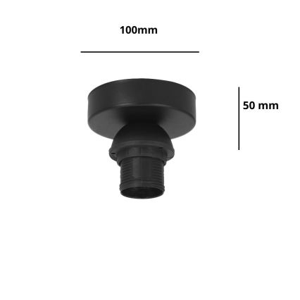 Brilagi - PARTY ceiling light 1xE27/60W/230V, Ø 10 cm, black