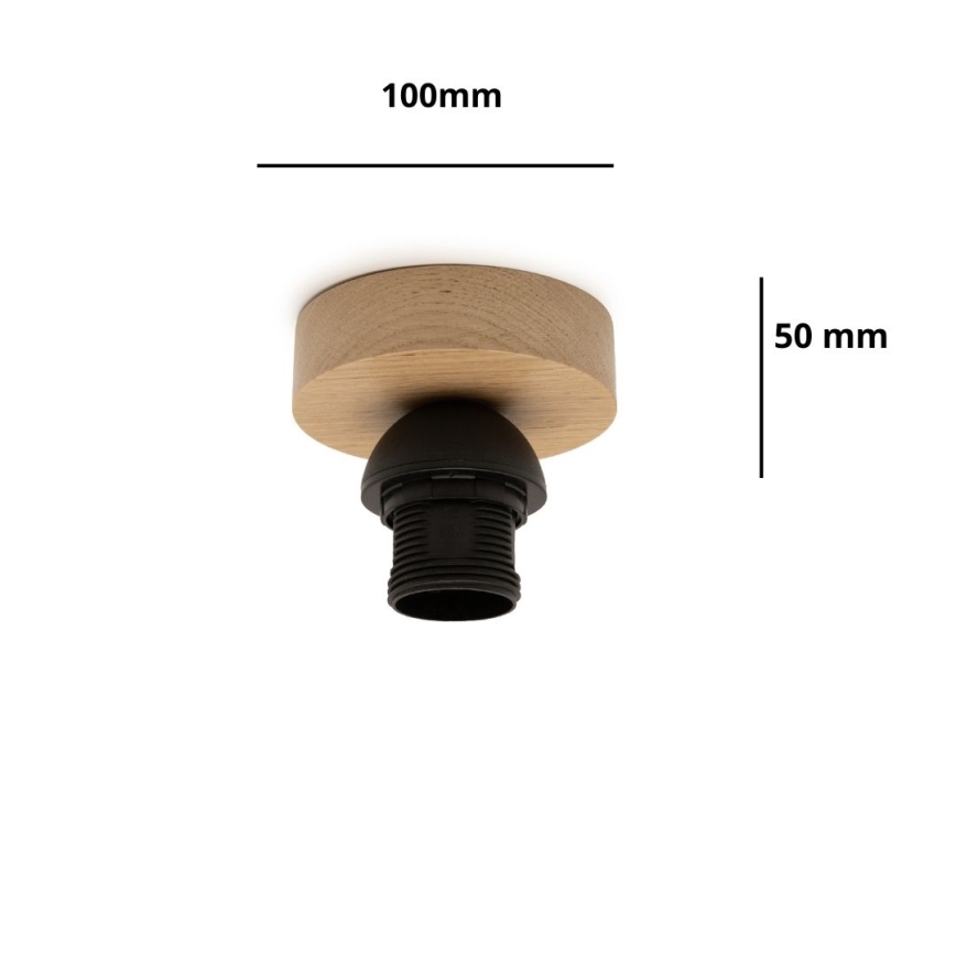 Brilagi - PARTY ceiling light 1xE27/60W/230V Ø 10 cm oak