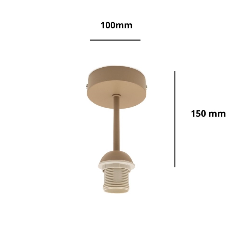Brilagi - PARTY Flush-mount ceiling light 1xE27/60W/230V Ø 10 cm beige