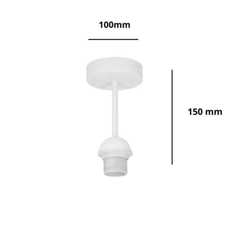 Brilagi - PARTY Flush-mount ceiling light 1xE27/60W/230V Ø 10 cm White