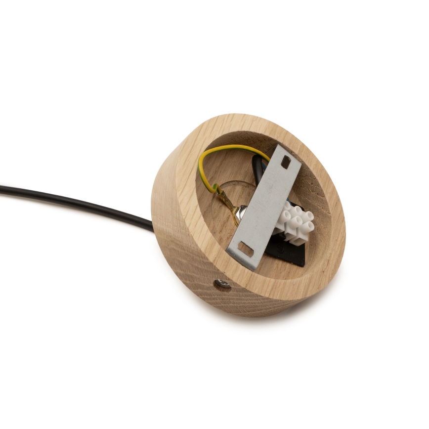 Brilagi - PARTY Power Cable 1x E27/60W/230V, Ø 10 cm, Oak