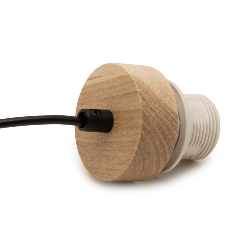 Brilagi - PARTY Power Cable 1x E27/60W/230V, Ø 10 cm, Oak