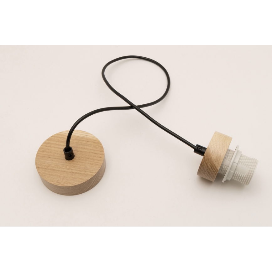 Brilagi - PARTY Power Cable 1x E27/60W/230V, Ø 10 cm, Oak