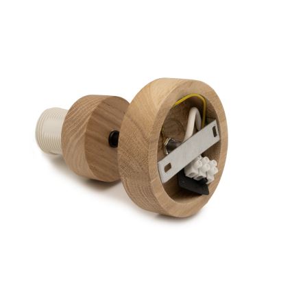 Brilagi - PARTY surface-mounted ceiling light 1xE27/60W/230V Ø 10 cm Oak