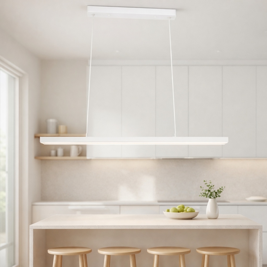 BRILAGI - PAXIS Cable-Suspended LED Pendant Light, 30W, 230V, 120 cm, White