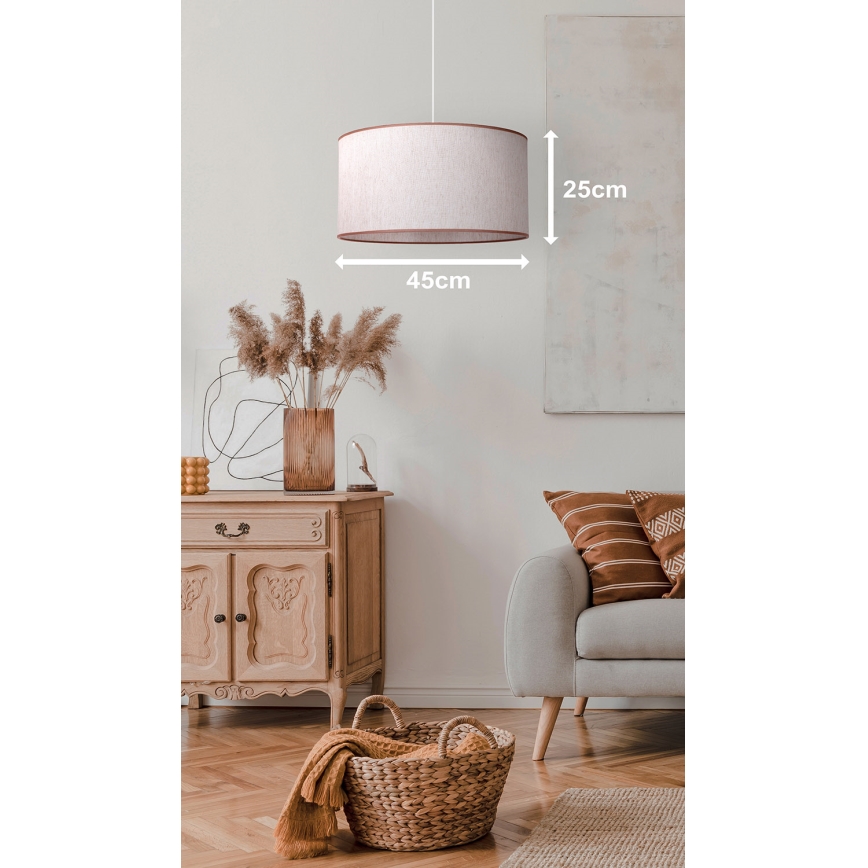 Brilagi - Pendant chandelier CARPI 1xE27/60W/230V