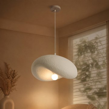 BRILAGI - Pendant lamp on cable WABI SABI 1xE27/60W/230V Ø 40 cm white