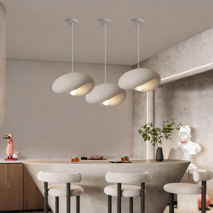 BRILAGI - Pendant lamp on cable WABI SABI 1xE27/60W/230V Ø 40 cm white