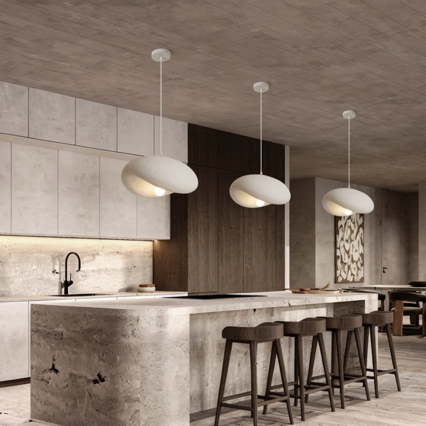 BRILAGI - Pendant lamp on cable WABI SABI 1xE27/60W/230V Ø 40 cm white