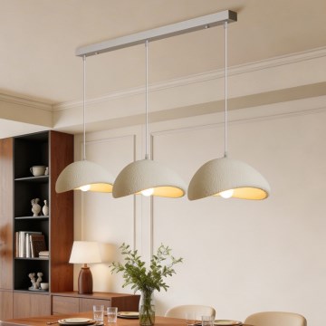 BRILAGI - Pendant lamp on cable WABI SABI 3xE27/60W/230V white