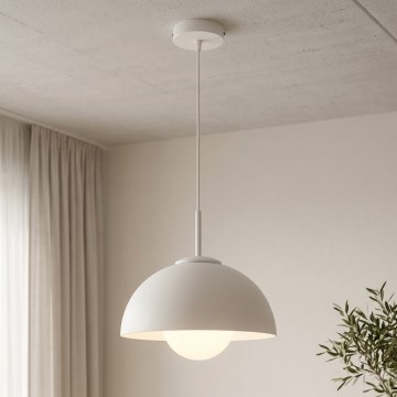 BRILAGI - Pendant light on cable COSMO 1xE27/60W/230V Ø 30 cm white/gold