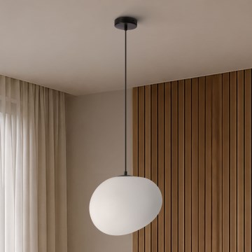 BRILAGI - Pendant light on cable PEBBLES 1xE27/40W/230V Ø 30 cm black