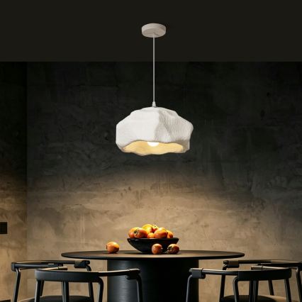 BRILAGI - Pendant light on cable WABI SABI 1xE27/60W/230V dia. 30 cm white
