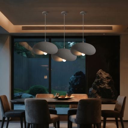 BRILAGI - Pendant light on cable WABI SABI 1xE27/60W/230V Ø 40 cm grey
