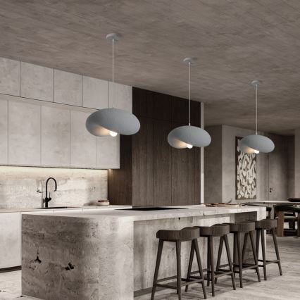 BRILAGI - Pendant light on cable WABI SABI 1xE27/60W/230V Ø 40 cm grey
