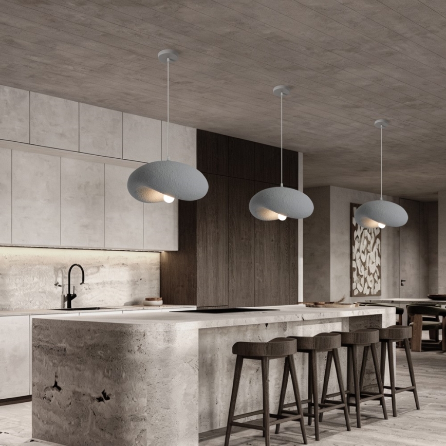 BRILAGI - Pendant light on cable WABI SABI 1xE27/60W/230V Ø 40 cm grey