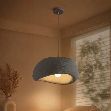BRILAGI - Pendant light on cord WABI SABI 1xE27/60W/230V Ø 40 cm gray