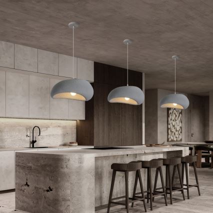 BRILAGI - Pendant light on cord WABI SABI 1xE27/60W/230V Ø 40 cm gray