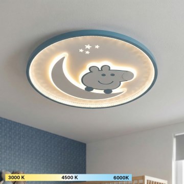 Brilagi - PIGGY LED Kids' Ceiling Light LED/70W/230V 3000/4500/6000K Ø 45 cm