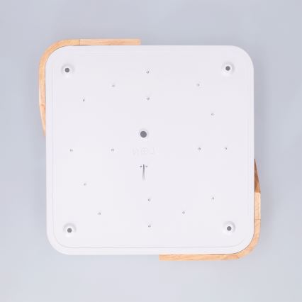 Brilagi - PILANA LED Ceiling Light LED/24W/230V Oak/White 32x32 cm