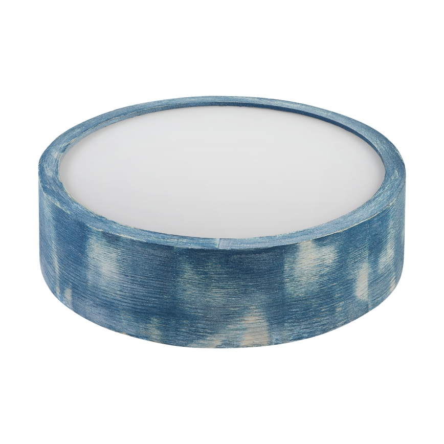 Brilagi - PINO Ceiling Light 1xE27/15W/230V Pine/Blue Ø 27.5 cm