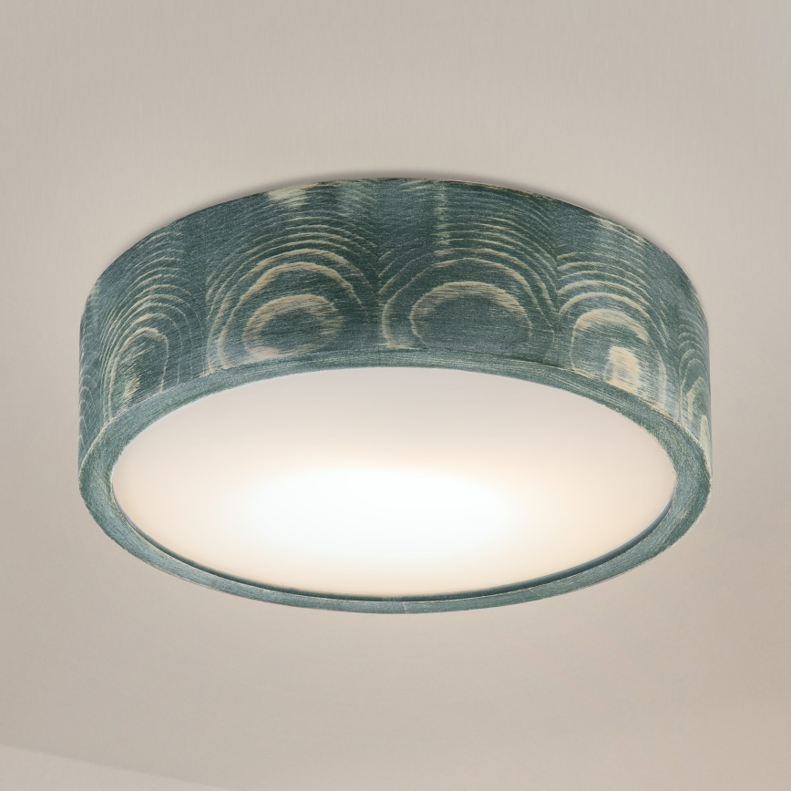 Brilagi - PINO Ceiling Light 1xE27/15W/230V Pine/Green Ø 27.5 cm