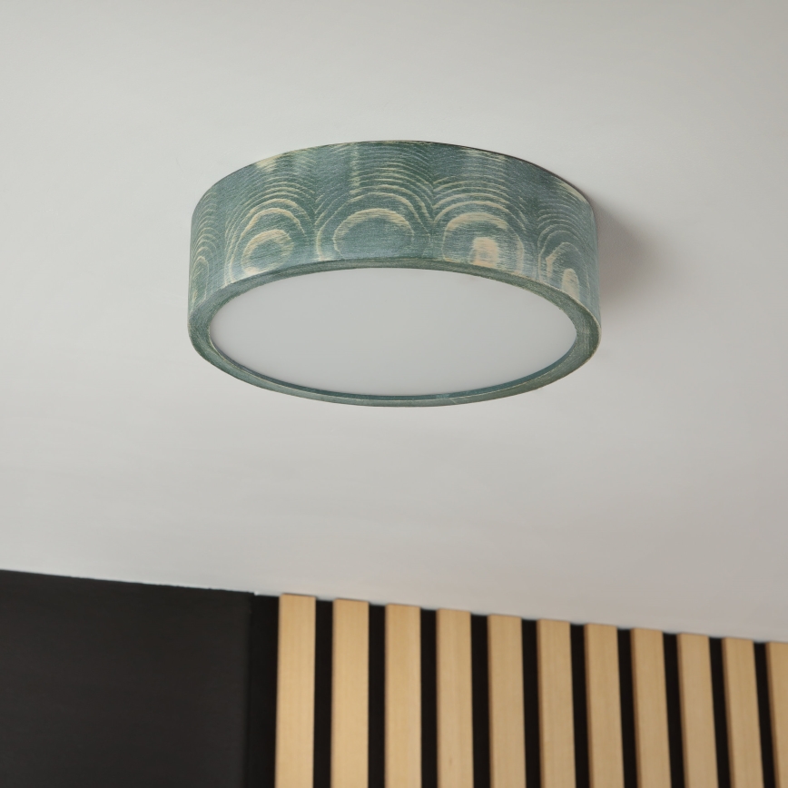 Brilagi - PINO Ceiling Light 1xE27/15W/230V Pine/Green Ø 27.5 cm