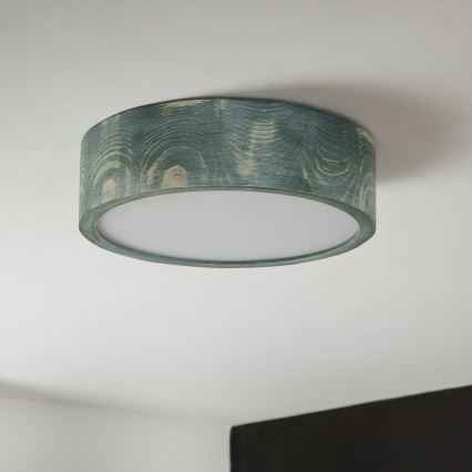 Brilagi - PINO Ceiling Light 1xE27/15W/230V Pine/Green Ø 27.5 cm