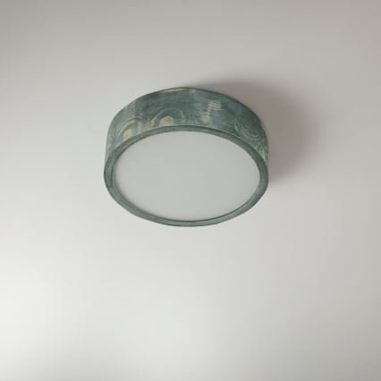 Brilagi - PINO Ceiling Light 1xE27/15W/230V Pine/Green Ø 27.5 cm