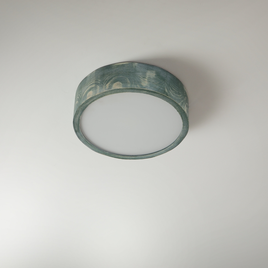Brilagi - PINO Ceiling Light 1xE27/15W/230V Pine/Green Ø 27.5 cm