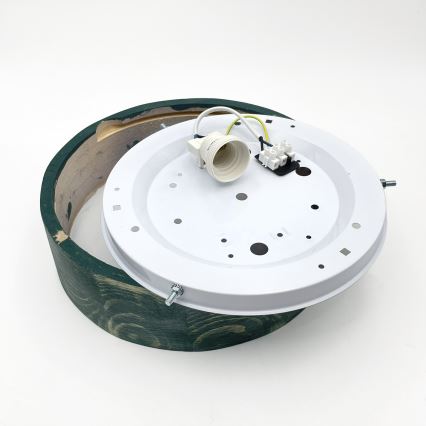 Brilagi - PINO Ceiling Light 1xE27/15W/230V Pine/Green Ø 27.5 cm