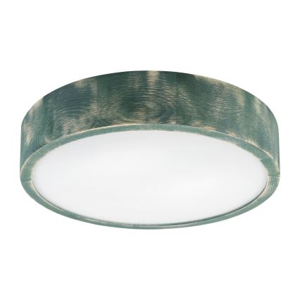 Brilagi - PINO Ceiling Light 2x E27/15W/230V, Pine/Green, Ø 37.5 cm