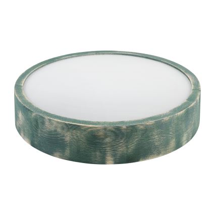 Brilagi - PINO Ceiling Light 2x E27/15W/230V, Pine/Green, Ø 37.5 cm