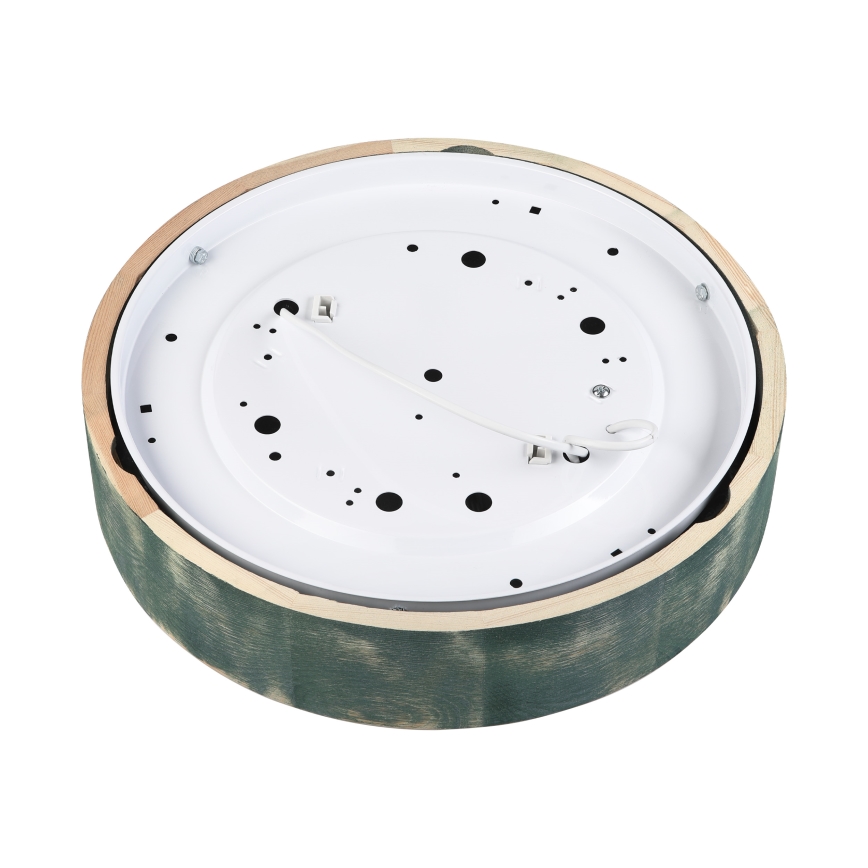Brilagi - PINO Ceiling Light 2x E27/15W/230V, Pine/Green, Ø 37.5 cm