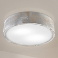 Brilagi - PINO ceiling light 2xE27/15W/230V pine/silver, Ø 37.5 cm