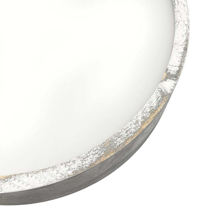 Brilagi - PINO ceiling light 2xE27/15W/230V pine/silver, Ø 37.5 cm