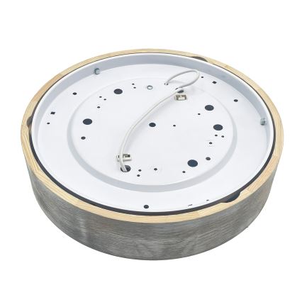 Brilagi - PINO ceiling light 2xE27/15W/230V pine/silver, Ø 37.5 cm