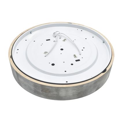 Brilagi - PINO Ceiling Light, 3x E27/15W/230V, Pine/Silver, diameter 47.5 cm