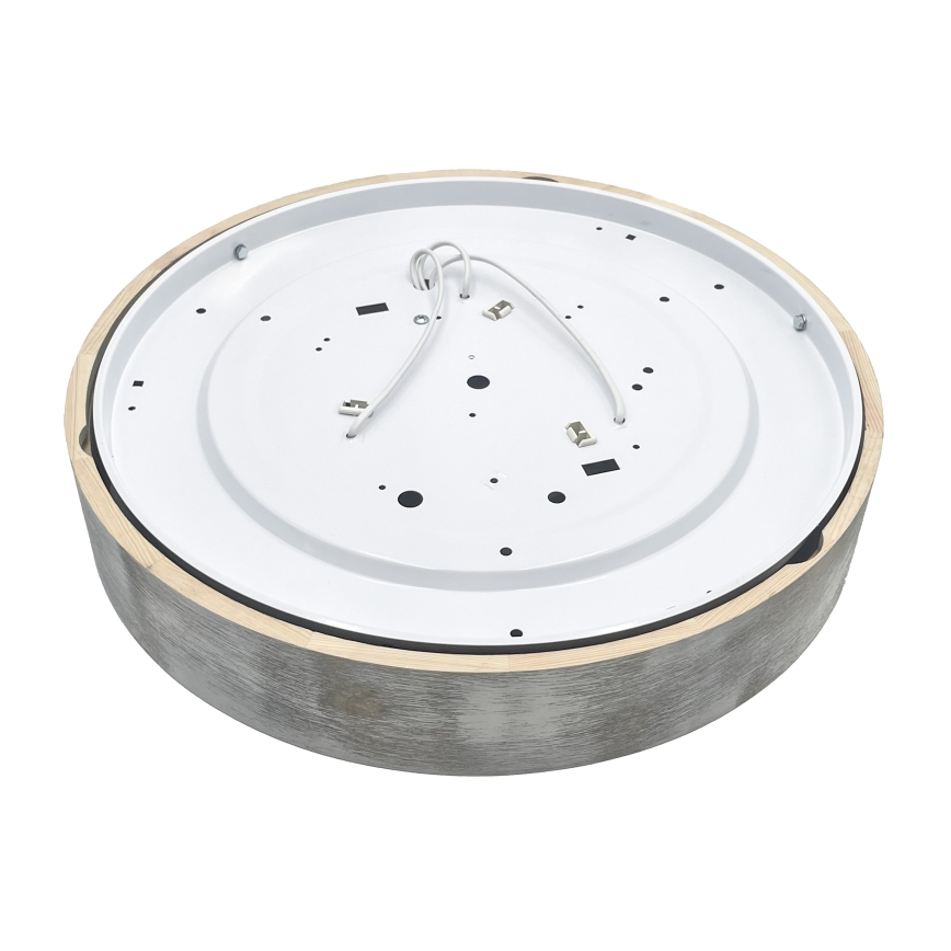 Brilagi - PINO Ceiling Light, 3x E27/15W/230V, Pine/Silver, diameter 47.5 cm