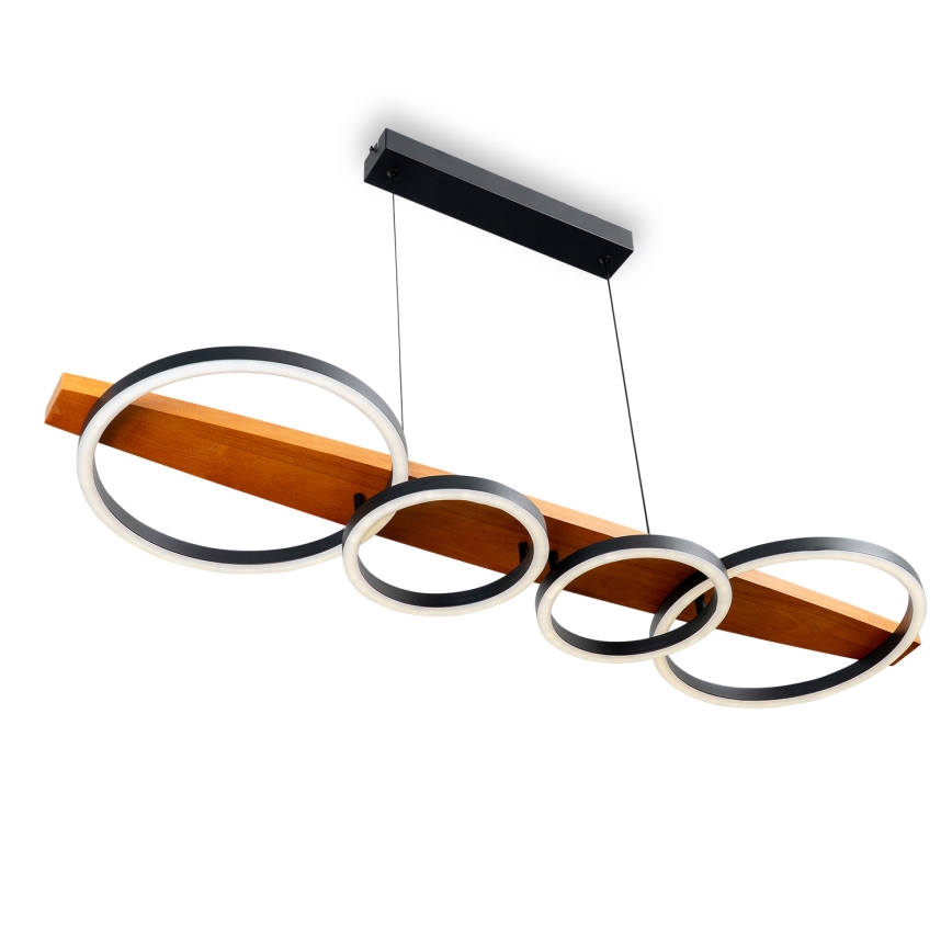 BRILAGI - PLANK LED Cable Pendant, 35W, 230V, 4000K, 30x100 cm, wood