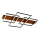 Brilagi - PLANK LED Ceiling Light 35W/230V 4000K 55x90 cm Wood finish