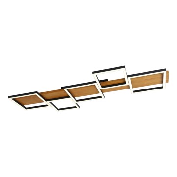 Brilagi - PLANK LED Ceiling Light, 40W/230V, 4000K, 44.5x115 cm, wood finish